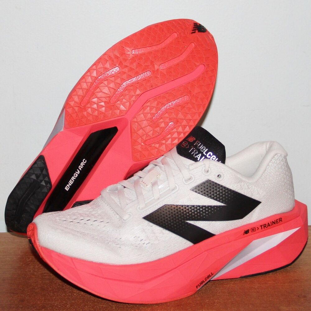 New Balance FuelCell SuperComp Trainer v3 Running Mens 9.5 2E Wide White